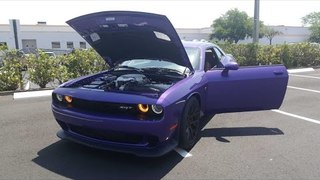 Plum Crazy Purple 2016 SRT Challenger Hellcat Review