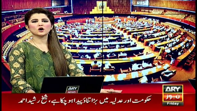 Khursheed Shah and Khawaja Asif engage in verbal clash