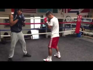 hard hitting Bekman soylybayev Working out - esnews boxing