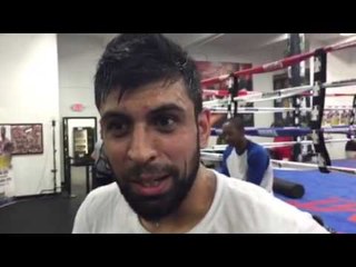 Mayweather vs berto media day at mayweather boxing gym