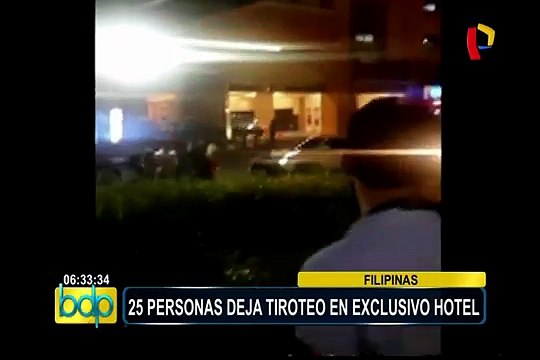 Filipinas: 36 heridos fue el saldo que dejó atentado a exclusivo hotel en Manila