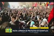 Chile: violentas protestas se registran en marcha de estudiantes