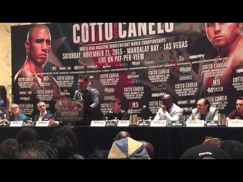 Bernard Hopkins speaks on catchweight at Canelo Cotto Presser