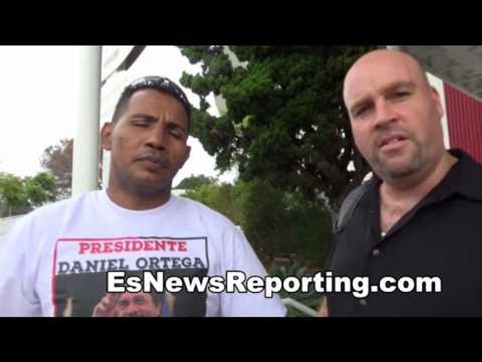 ricardo mayorga why he slapped shane mosley GF on ass - EsNews