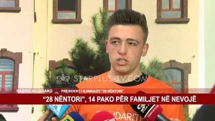 “28 NËNTORI”, 14 PAKO PËR FAMILJET NË NEVOJË