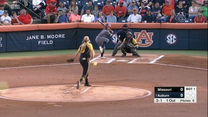 Auburn softball vs Missouri Game 1 Highlights