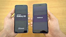 Samsung Galaxy S8 vs NOKIA 6 - Speed Test! (4K)