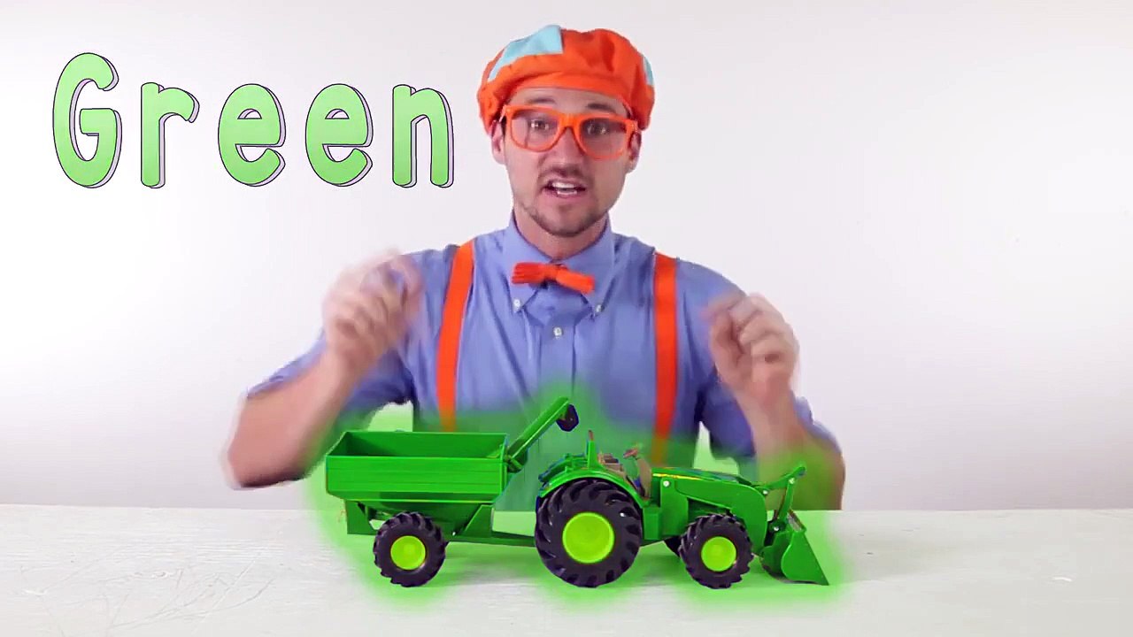 Tractors Blippi Toys TRACTOR SONG _ Blippi Toys Video Dailymotion