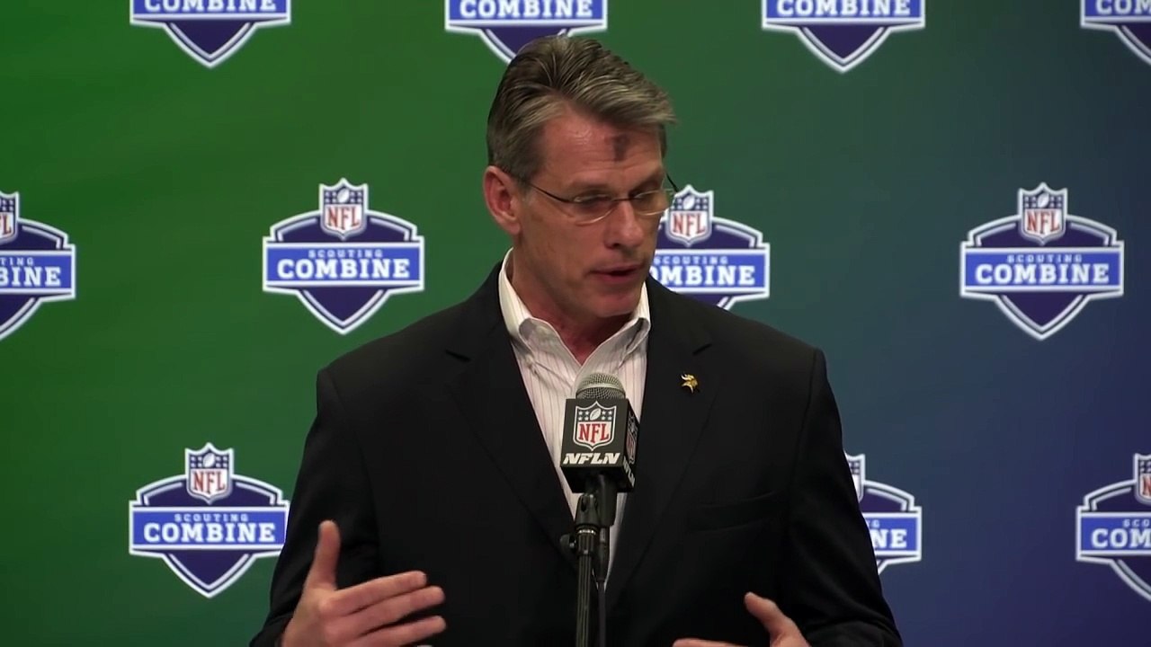 Spielman on Draft's RB's, Adrian, Bradford, Teddy