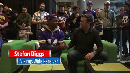 Diggs Takes On Comedian Dave Grunfeld In Madden