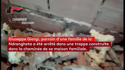 Un parrain de la mafia calabraise est arrêté dans une cache située dans sa maison après 23 ans de cavale