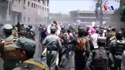 Afganistan'da Şiddeti Protesto Gösterisinde Kan Aktı