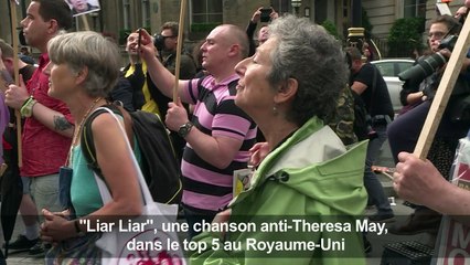 Londres:"Liar Liar", une chanson anti-Theresa May, dans le top 5