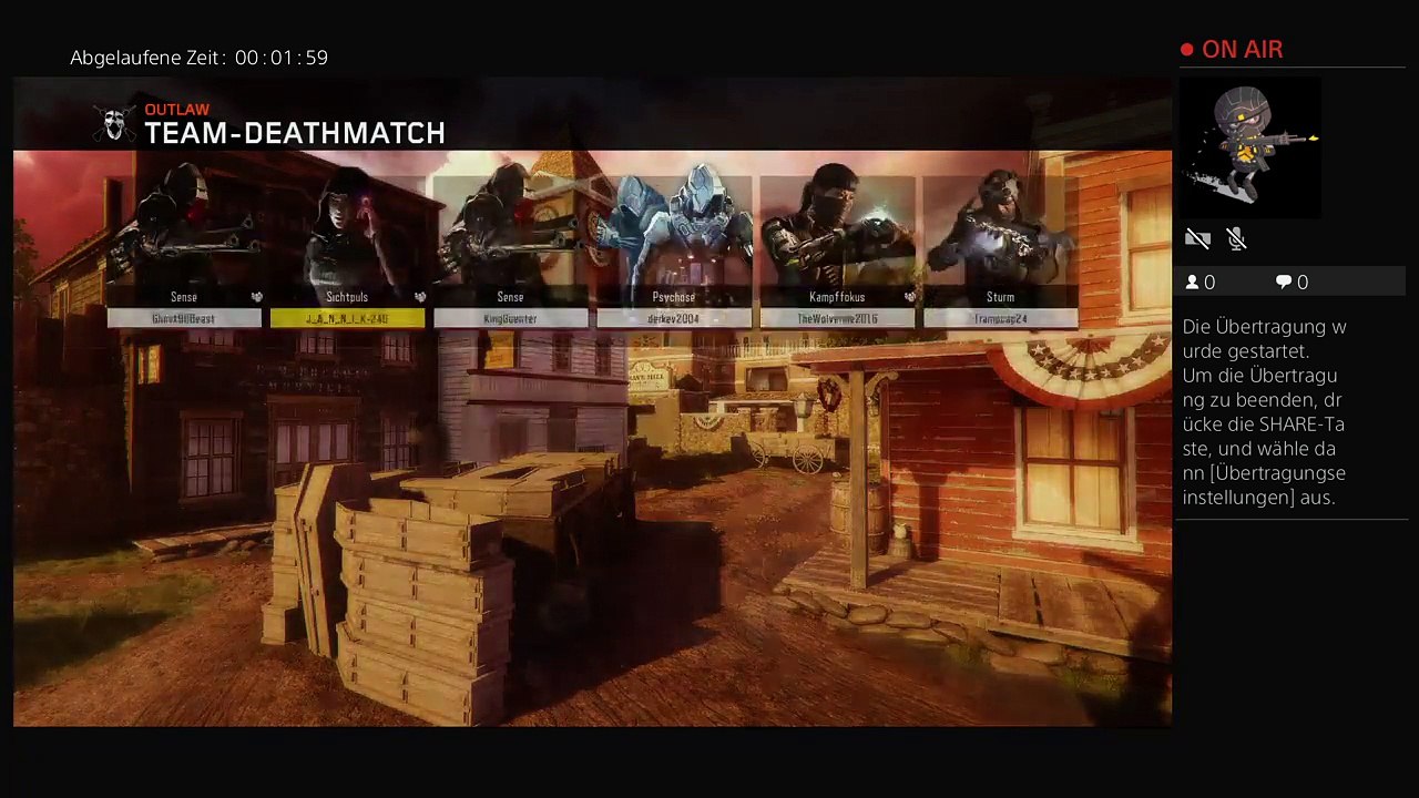 PS4-Live-Übertragung vom ReplaX Clan Leader