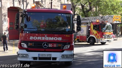Madrid Fire Department // Bomba BO-11 + Escala ET-11 Bomberos Madrid Parque 1