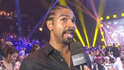 Boxe - Palais des sports - Itw David Hayes