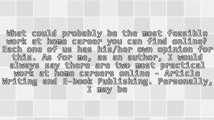 Two Ways to Work at Home and Earn More