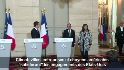 Climat: Bloomberg à Paris pour rassurer Macron