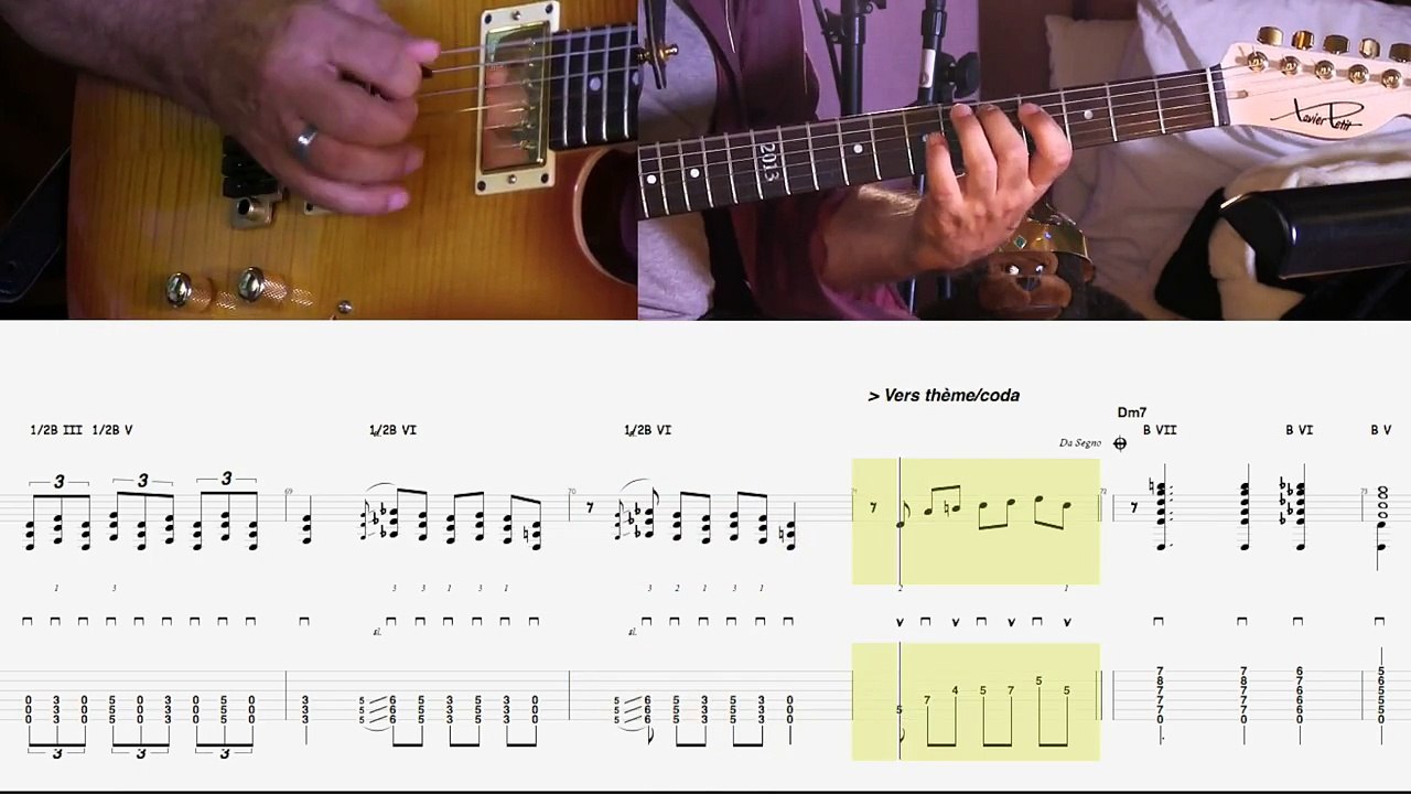 SO WHAT (Miles Davis) –solo guitar electric version avec POG2-