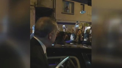 Cumhurbaşkanı Erdoğan'a Program Çıkışı Coşkulu Tezahürat