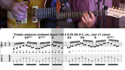 TECHNIQUE AUTOUR DES 12 TRIADES MAJEURES (sur 4 notes)