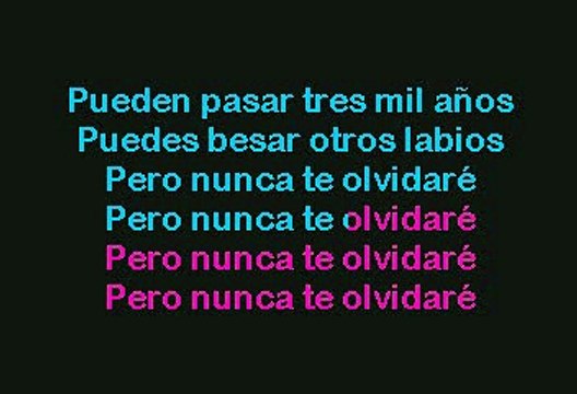 Enrique Iglesias - Nunca Te Olvidare (Karaoke)