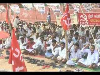 Thungabhadra Workers Protest Enters 43rd Day-Raichur Bandh Today