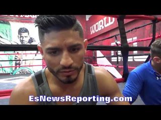mares on how round 1vs leo santa cruz will play out - EsNews boxing