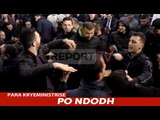 Report TV - Protesta, atmosfera në çadrat e PD këngë për Bashën e valle popullore