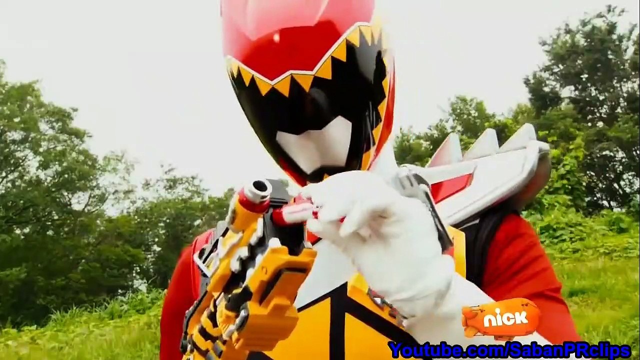 Power Rangers Super Dino Charge Ep 5 - Roar of the Red