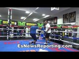 ko bellows working at mayweather boxing club - EsNews boxing