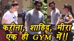 Kareena Kapoor Khan, Shahid Kapoor, Mira Rajput SPOTTED at Same Gym | FilmiBeat