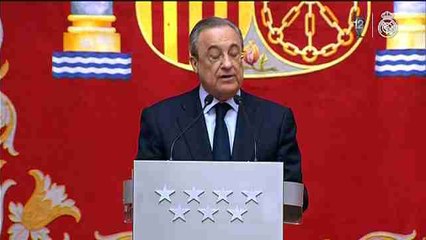 Florentino Pérez: "Esta camiseta y este escudo no tienen límites"