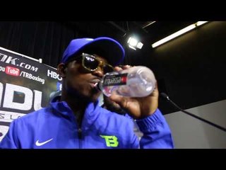Timothy Bradley POST-FIGHT on fight stoppage and fighting GGG!