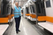 Hacıosman-Yenikapı Metrosunda Sürücüsüz Metro Araçları Raylara İndirildi
