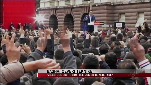 Basha: S’largohemi nga sheshi, qeveri teknike për zgjedhje të lira - News, Lajme - Vizion Plus