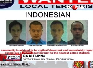38 WNI Tergabung dengan Teroris di Filipina