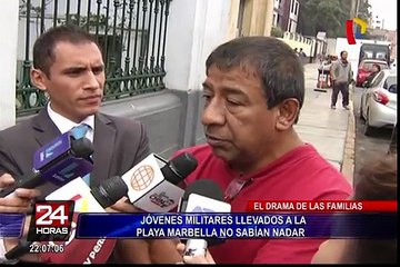 Familiares aseguran que militares fallecidos no sabían nadar