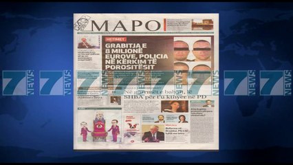 SHTYPI I DITES ME TITUJT E GAZETAVE E PREMTE 16 SHKURT 2017 - News, Lajme - Kanali 7