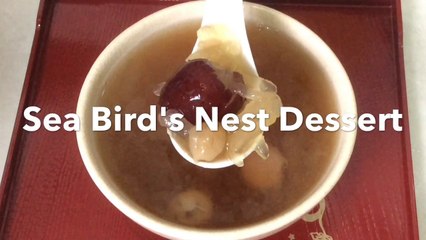 SEA BIRD'S NEST DESSERT