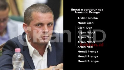 Zbulohen 10 emrat që Armando Prenga ka përdorur në Itali