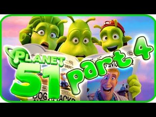 Planet 51 Walkthrough Part 4 (PS3, Xbox 360, Wii) - Movie Game