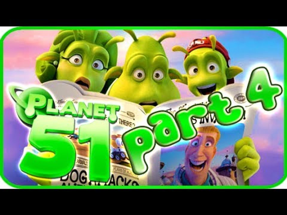 Planet 51 Walkthrough Part 4 (PS3, Xbox 360, Wii) - Movie Game