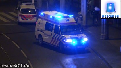 Politie + Ambulance Amsterdam