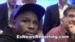 floyd mayweather on berto saying he is a boring fighter - EsNews