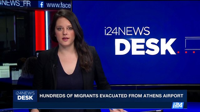 i24NEWS DESK | Hundreds of migrants evacuated from Athens Airport | Saturday, June 3rd 2017