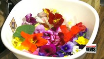 Edible flowers are organic and rich in nutrients