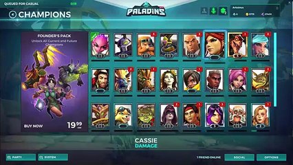 Paladins Gameplay 5-24 Worst players ever, but fun (3of3)