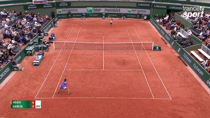Roland-Garros 2017 : Caroline Garcia remporte le premier set face à Su-Wei Hsieh !