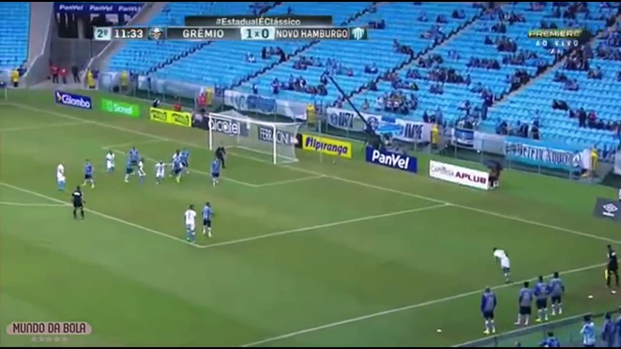 152.Grêmio 1x1 Novo Hamburgo - Gol de Juninho! - 16_04 - GAÚCHO 2017